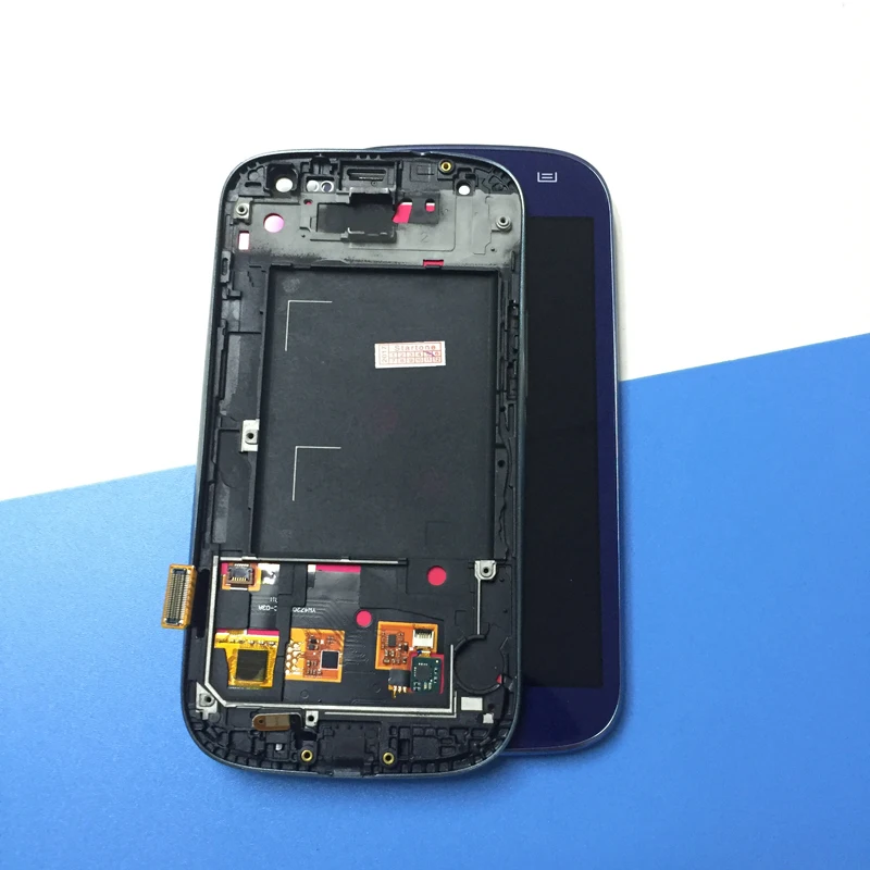 Совместимый с Samsung Galaxy S3 i9300 сенсорный экран дигитайзер домашней кнопкой детали в