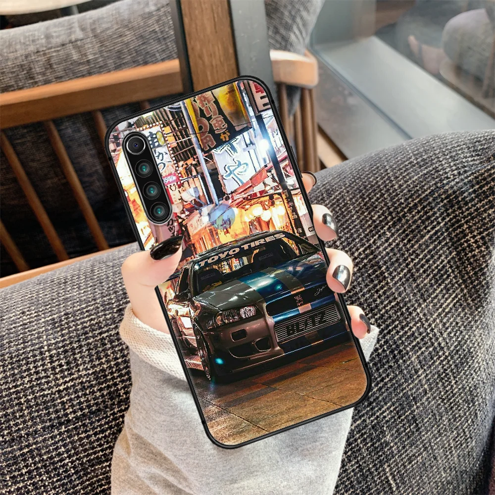 

GTR Car logo Phone Case Cover Hull For XIAOMI Redmi 7 7a 8 8a 9 9a NOTE 6 7 8 8t 9 9s Pro Max 4X black Waterproof Luxury Cover