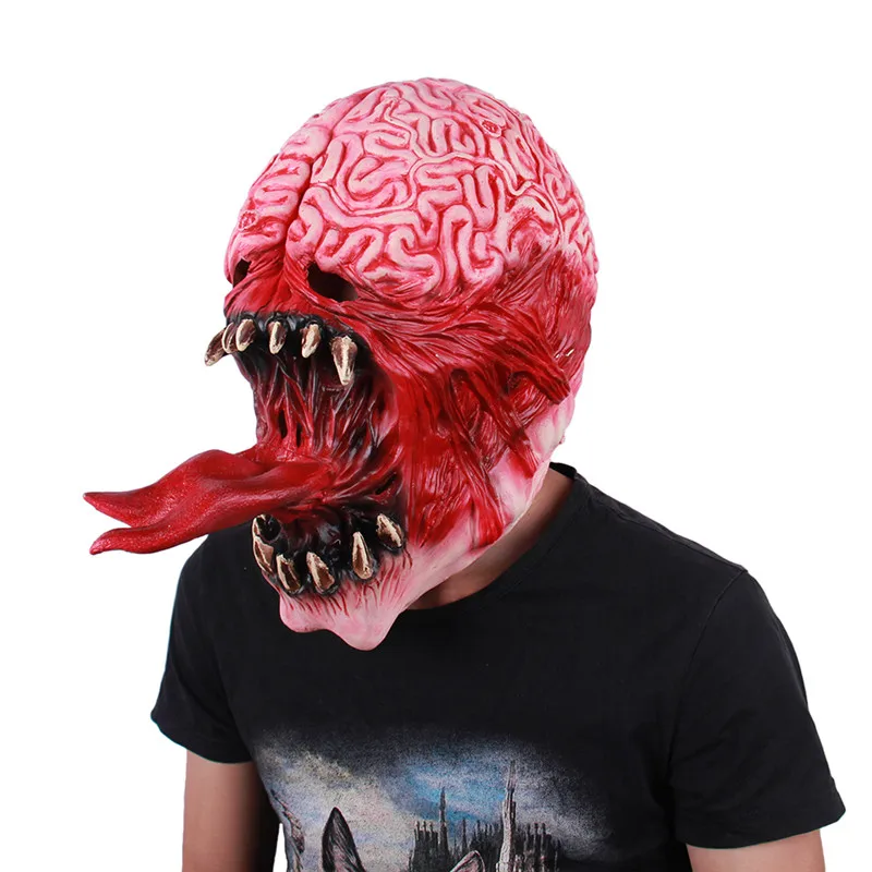 Scary Mask Latex Headgear Blood Face Zombie Clown Bad face Halloween Masquerade Fancy Dress Party Cosplay | Дом и сад