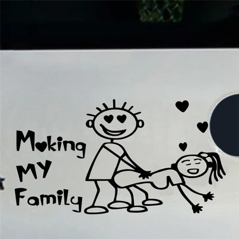 

Auto Decal Graphics Stickers Decals Waterproof Car Sticker Making My Family
