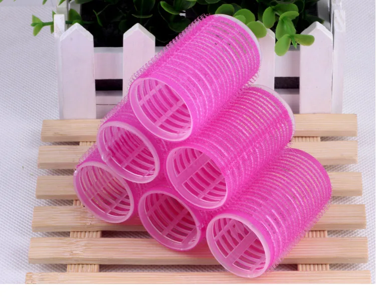 

Hair Rollers 6Pcs/Pack Self Grip Hair Curlers Hair Roller Salon Hair Dressing Curlers Jumbo Size Hair Roller Sticky Cling Style