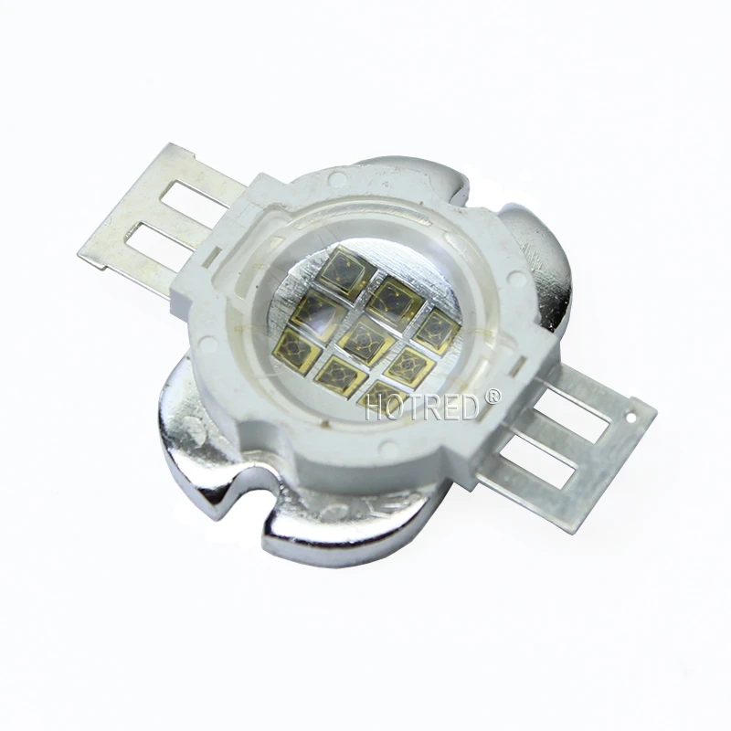 10 Вт COB 45mil led холодный теплый белый ярко синий зеленый IR940nm 850nm UV395 acquarm
