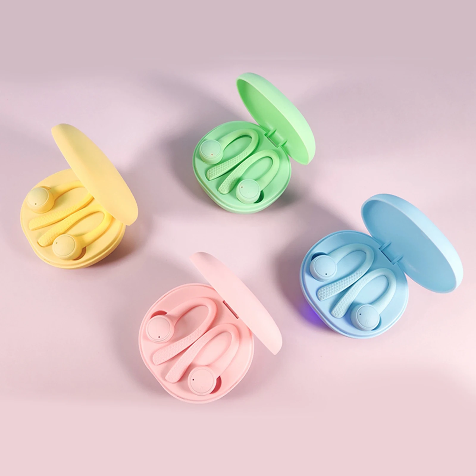 

Bluetooth V5.0 Earphones Wireless Headphones With Microphone & Charging Box HiFi Stereo Sports Waterproof Headsets for Android