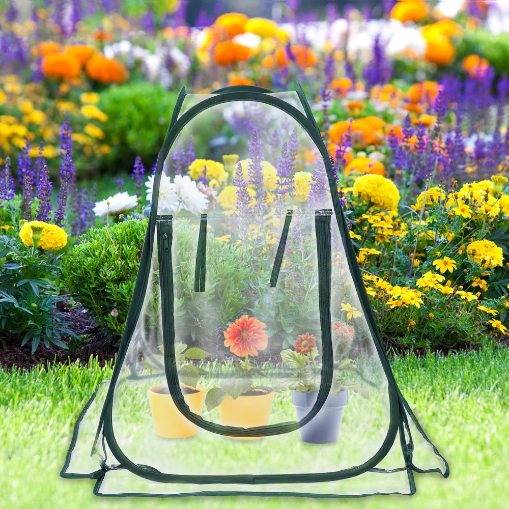 

1 Set Garden Protection Tool Greenhouse Flower Waterproof Protective Cover