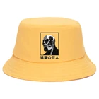 Панама атака на Титанов для женщин и мужчин, повседневная Кепка в стиле Харадзюку, Модная складная, для рыбалки, Боб