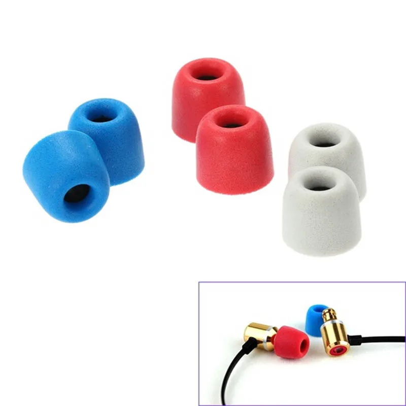 

2pcs Noise Isolating Comfortble Memory Foam EarTips Ear Pads/Caps Earbuds for In-Ear Earphone Accessories Headset TXTB1