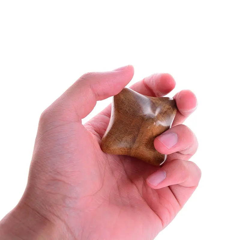 Acupressure Active Scraping Clear The Lymphatic Drainage Fragrant Wood Hexagonal Massage Ball Massager Hot | Красота и здоровье