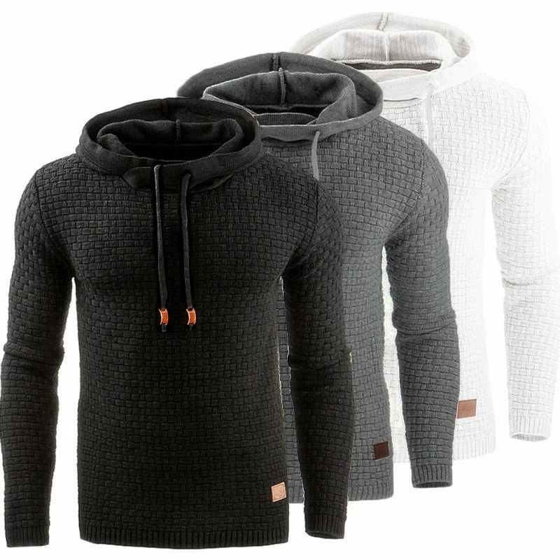 

Hoodies Sweatshirt Men 2021 Autumn Winter Warm Hoody Casual Cotton Sweatcoat Homme Pullover Streetwear Sportswear Men Clothing