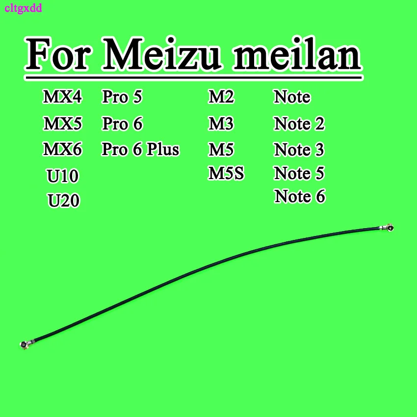 Гибкий кабель-провод с антенной cltgxdd для Meizu MX4 MX5 MX6 Pro 5 6 M3 M3S M5 M5S M6 M2 Note U10 U20