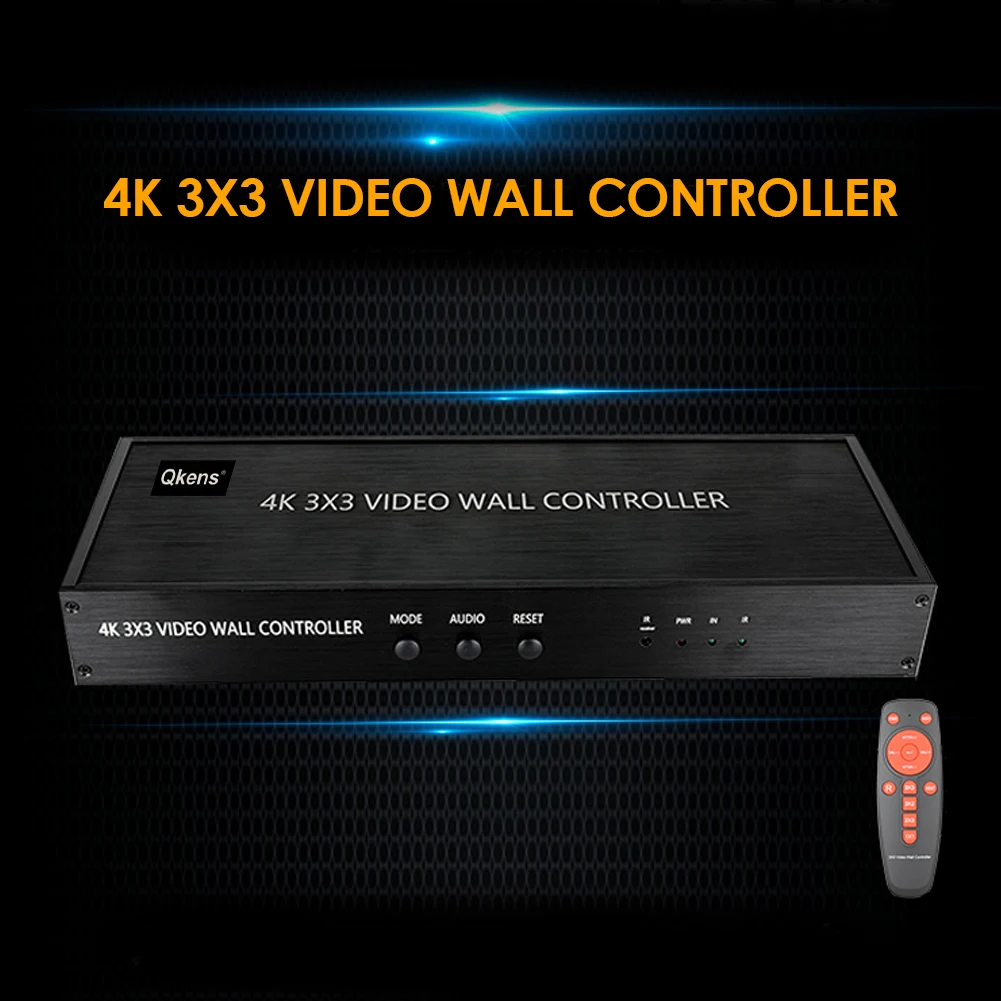 4K 3x3 HD ТВ контроллером видеодисплея 9 ЖК дисплей экран монитора шить процессор 3x2