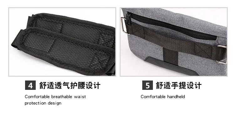 new men's shoulder bag outdoor sports chest bag casual multi-function Messenger bag