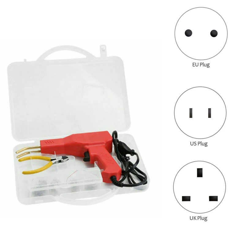 

Bumper Plastic Repair Welding Machine Set Welding Plastic Welding Tools Including Welding Wire Repair Nails