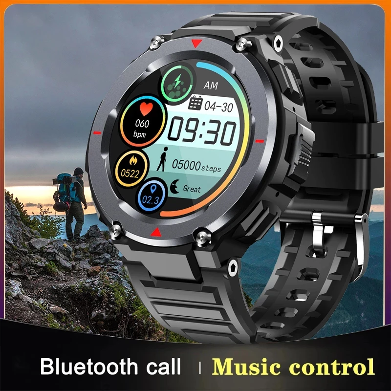 

2021 Smart Watch Bluetooth Call Full Touch Multi-Sport Smart Men Sport Fitness Bracelet Clock For Android Apple Xiaomi Huawei