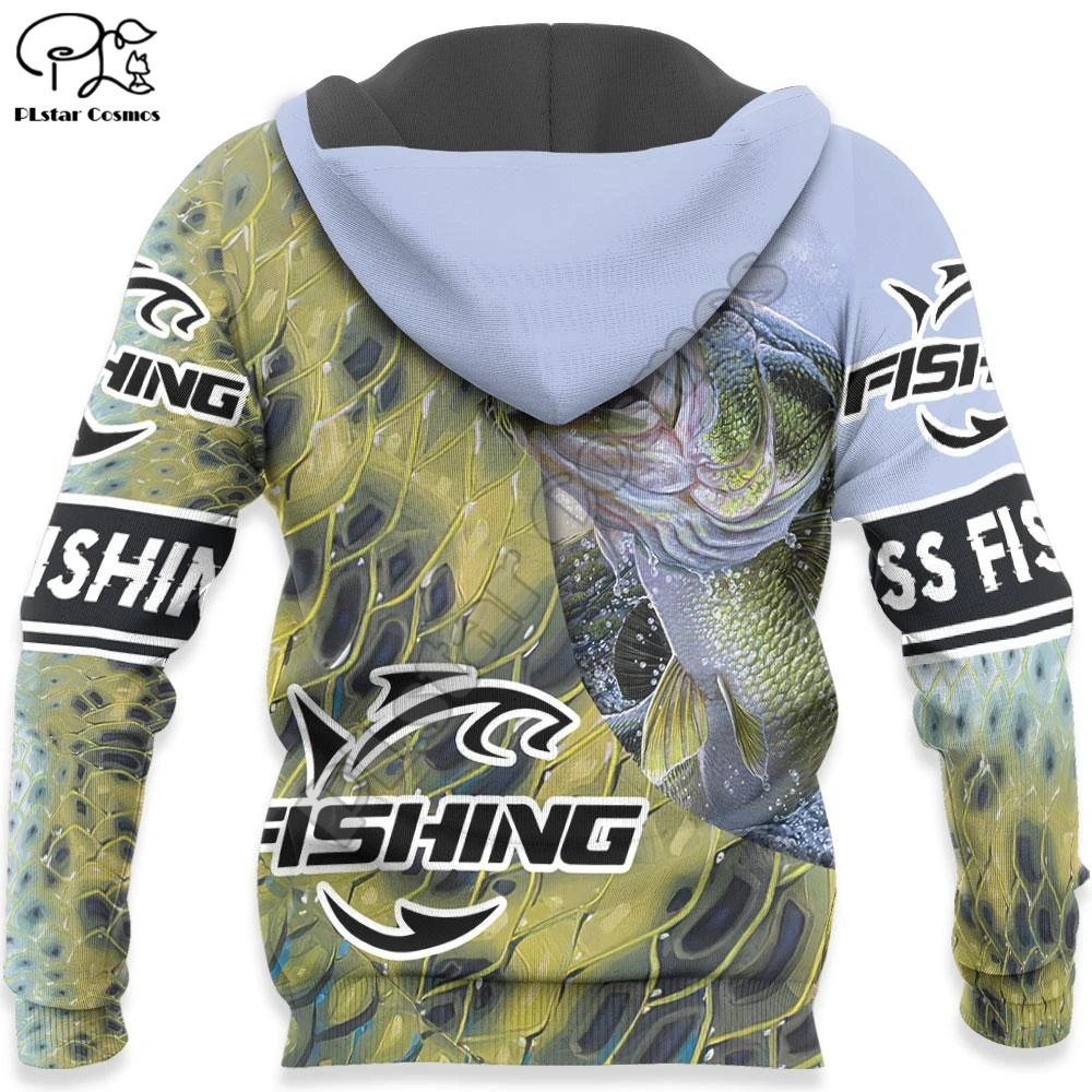 

PLstar Cosmos Bass Fishing New Fashion Men Sweatshirt Largemouth Bass 3D Printed Harajuku Jacket Women Casual Hoodie Style-5