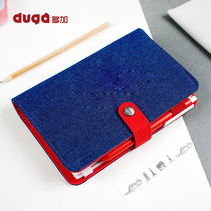 Блокнот из хлопчатобумажной ткани A5 чистый цветной блокнот для школы офиса