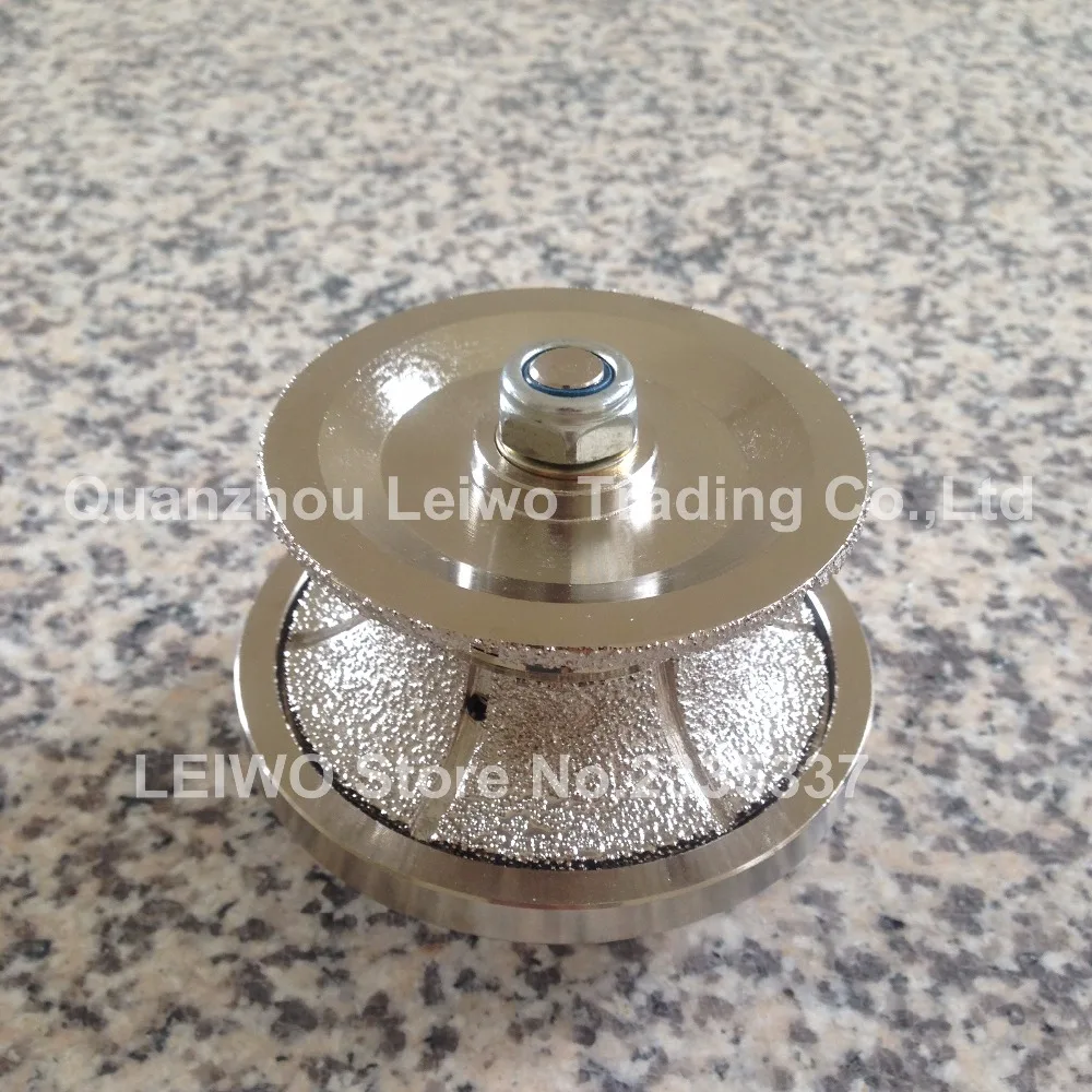 Вакуумная паяная ручная фреза V30 полностью металлическая крышка с алмазным