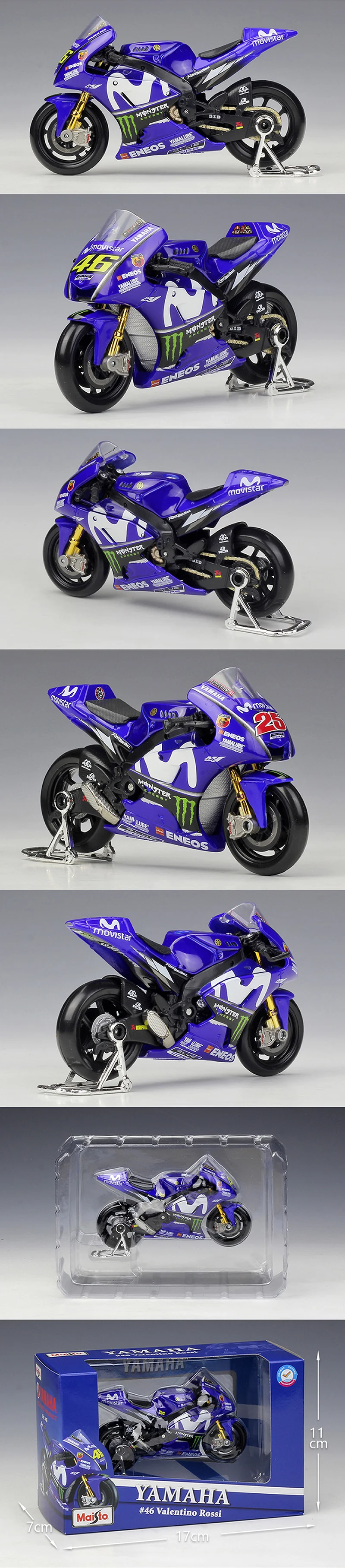 Maisto 1:18 модели мотоциклов YAMA YZR-M1 46 25 GP гоночный модельный двигатель велосипед миниатюрная гоночная игрушка для коллекции подарков