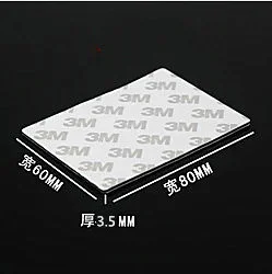 5 шт. 60*80 мм Двухсторонняя клейкая лента 3M прямоугольная пена Двухсторонняя клейкая лента для RC Хобби ESC или приемник