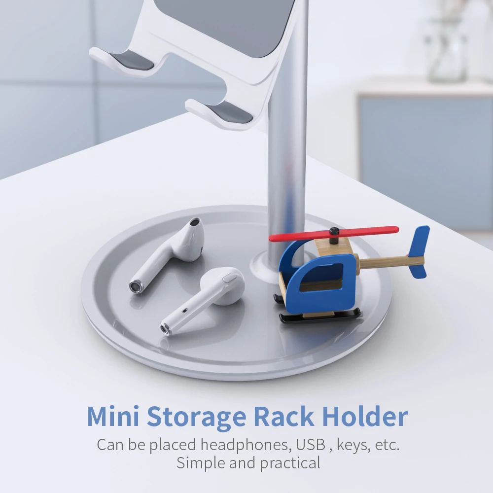Desktop Tablet Phone Holder For iPhone iPad Universal Aluminium Alloy Desk Stand Cell Mobile Table | Мобильные телефоны и