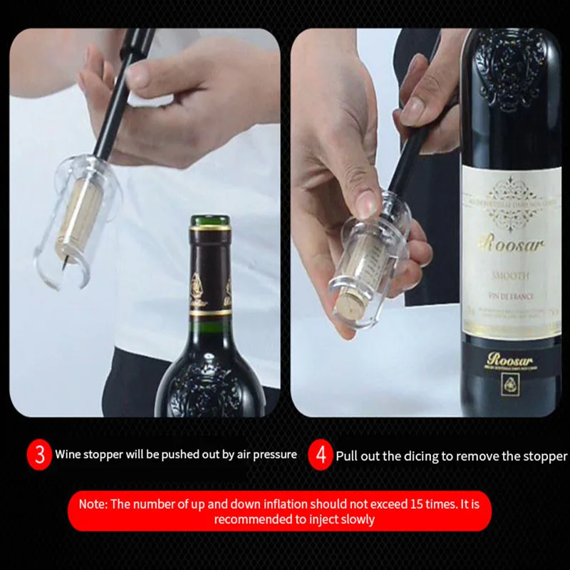 Штопор для бутылок вина нержавеющая сталь игла насос воздушного давления штопор