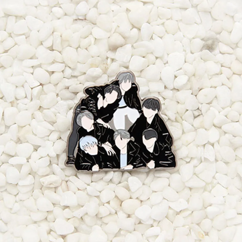 1 шт. значок Kpop Bangtan Boys новый альбом булавка брошь аксессуары ювелирные изделия