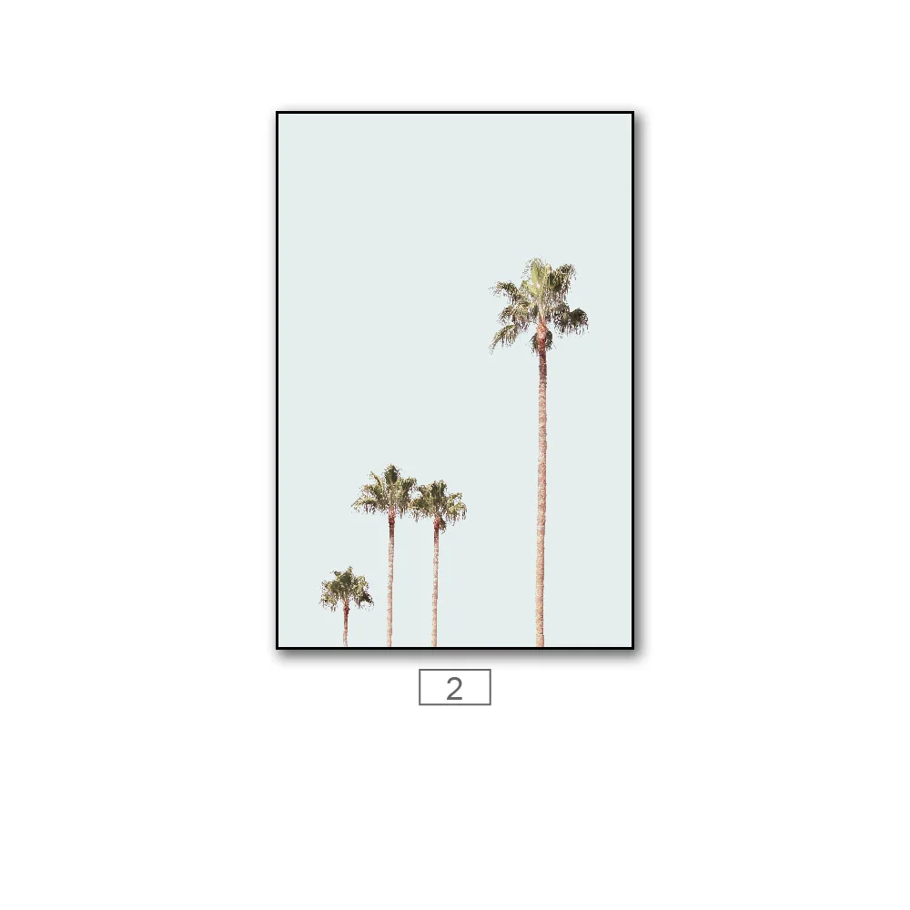 

Nordic Pink Landscape Architecture Sea Cactus Plant One Piece Vintage Aesthetic Room Decor Living Decoration Paintings Canvas