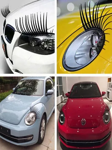 Реснички на фары New Beetle