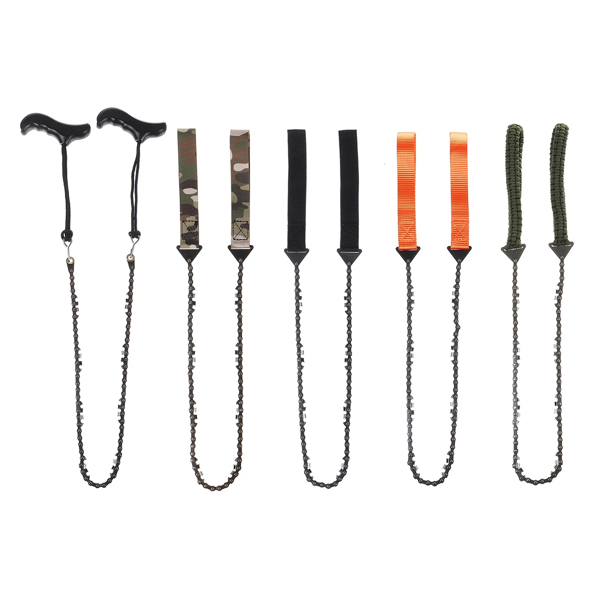 

Emergency Household Gardening Hand Chainsaw with Nylon Bag Outdoor Survival Pocket Chain Saw Hand Chainsaw 64cm Camping Hiking