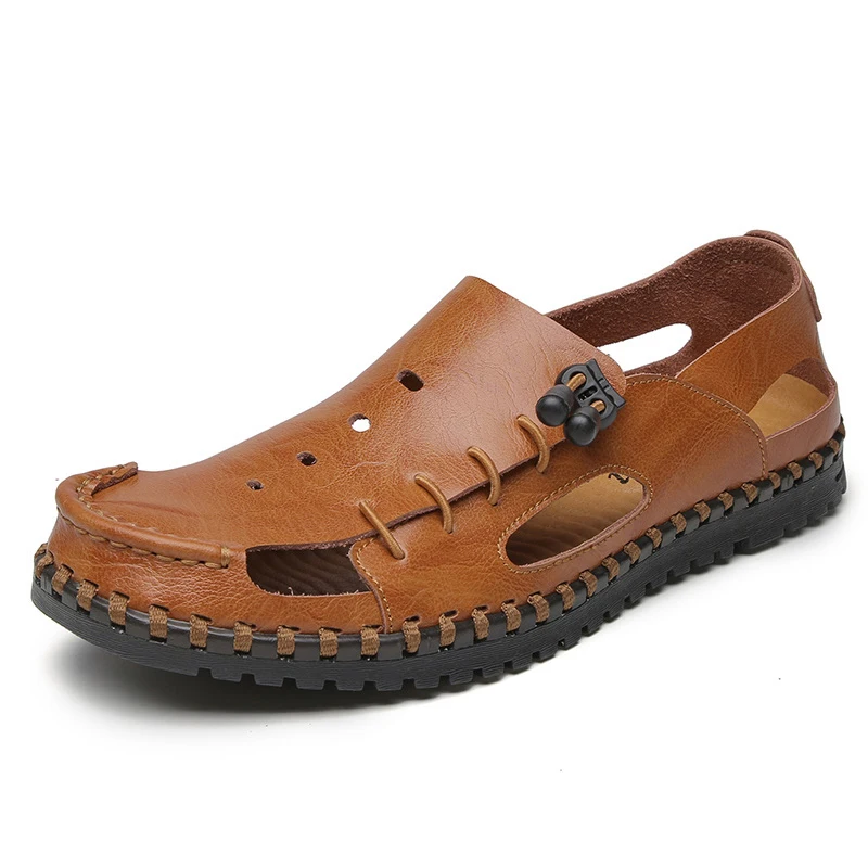 

Men Sandals Outdoor Walking Summer Shoes Anti-Slippery Beach Shoes Men Comfortable Soft Outdoor Fashion Men Flats