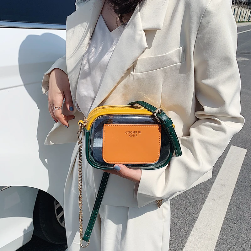 DikizFly женские сумки мессенджеры из ПВХ маленькая сумка через плечо летние женская