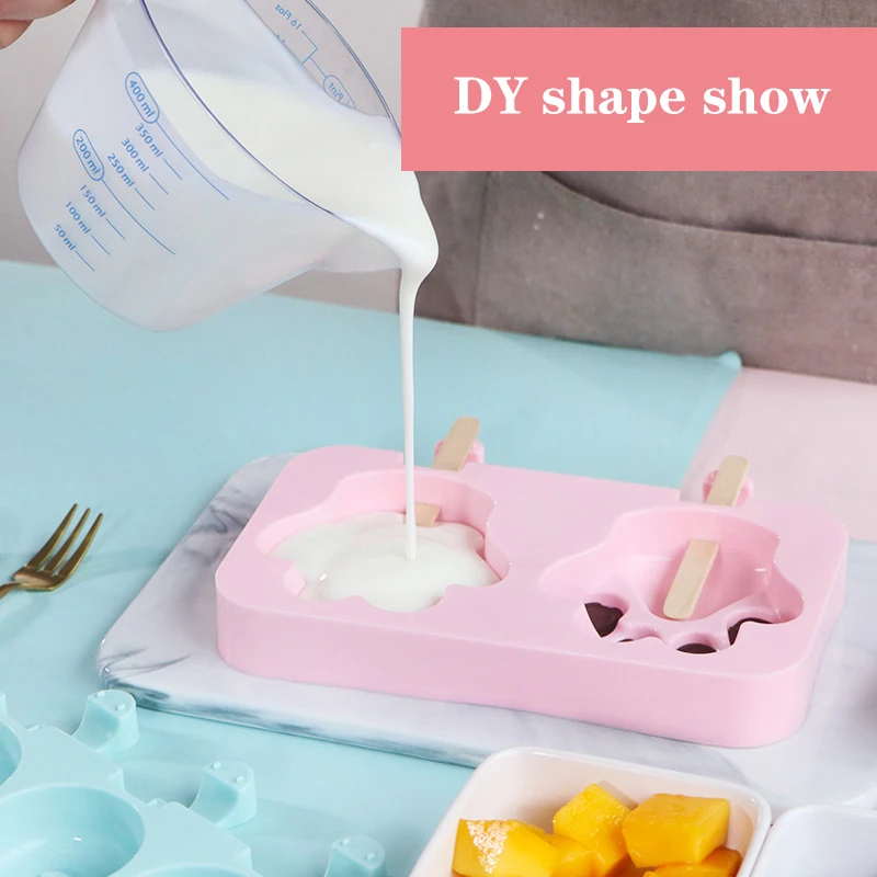 Форма для мороженого форма домашнего приготовления милая силиконовая из