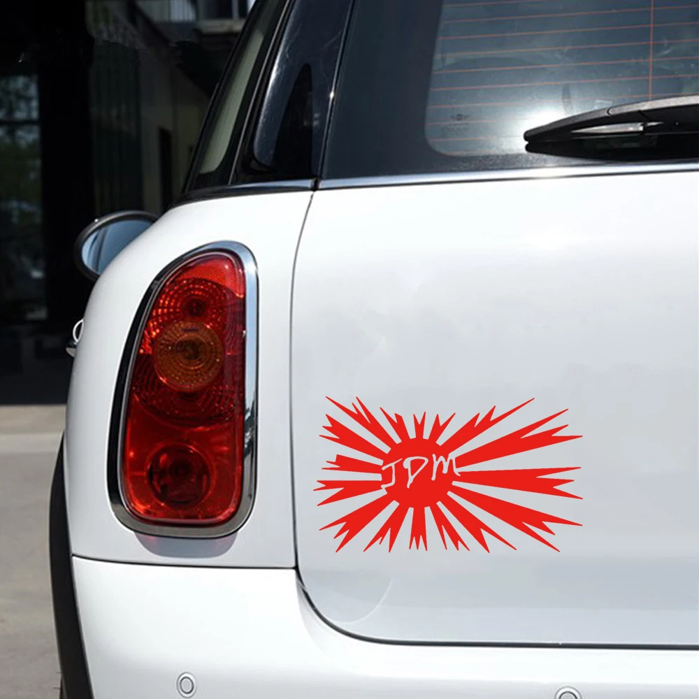 

15*8.6cm Rising Sun Sticker Jdm Aufkleber Frontscheibe Fun Unique Funny Car Window Bumper Novelty JDM Drift Vinyl Decal Sticker
