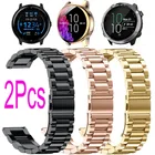 Браслет из нержавеющей стали для Garmin Move 3 Luxe шнур 2 SQ Forerunner 175 158 55 245 Vivoactive 4 3t 3, ремешок для часов