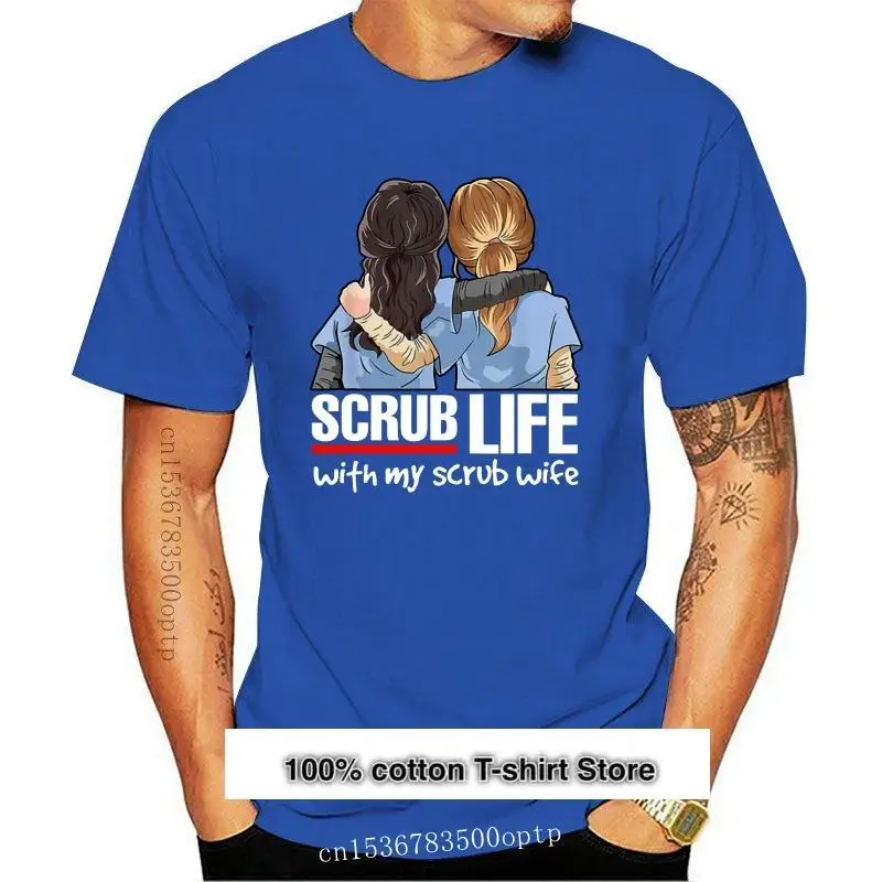 

Неформальная рубашка для взрослых, сорочка неформальная, скраб жизнь с моей скраб женой, медсестрой, мужем, анатомии, цветовой серый, nueva