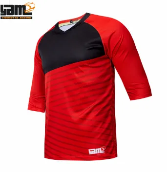 2018 семь коротких эндуро Спортивная Мужская футболка mx велосипед mtb Летняя горные