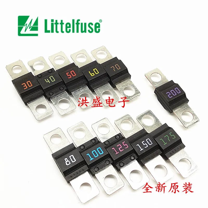 

10Pcs New original Littelfuse 498 series small car fuse Bolt fuse car 30A 40A 50A 60A 70A 80A 100A 125A 150A 175A 200A auto fuse