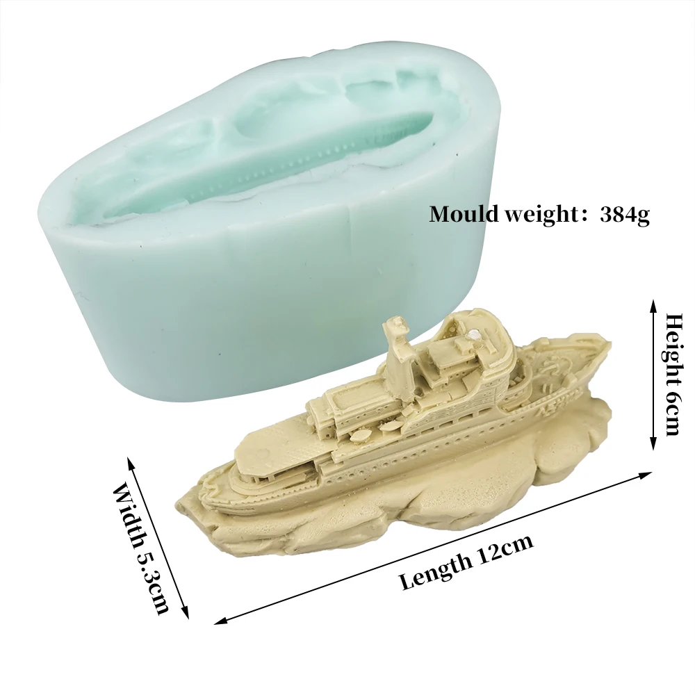 

Формы для мыла PRZY QT0322 силиконовые 3D корабли