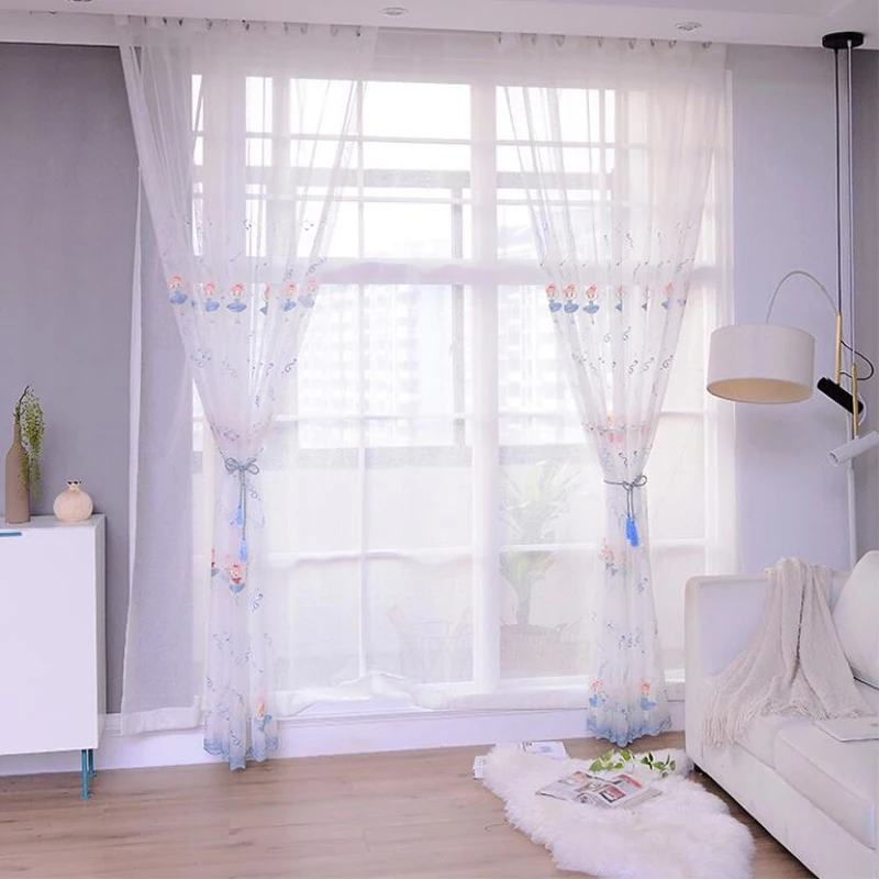 Занавески для балета принцессы занавески комнаты кружевной дизайнерский стиль