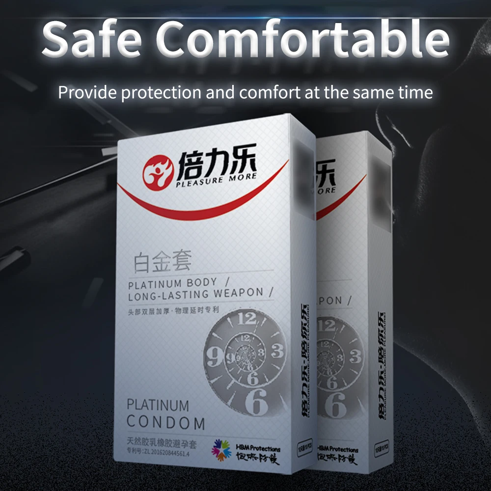 презервативы 10 шт насадка на член долговечные двухслойная Защита Горячая