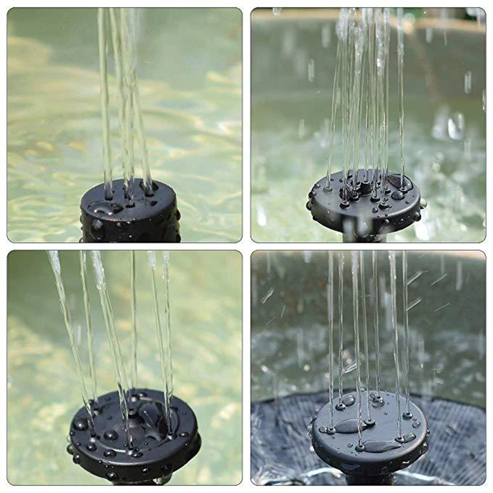 

Solar Fountain Floating Water Fountain Pump Patio Landscape For Bird Baths Swimming Pools Fish Gardens Pond Decoration