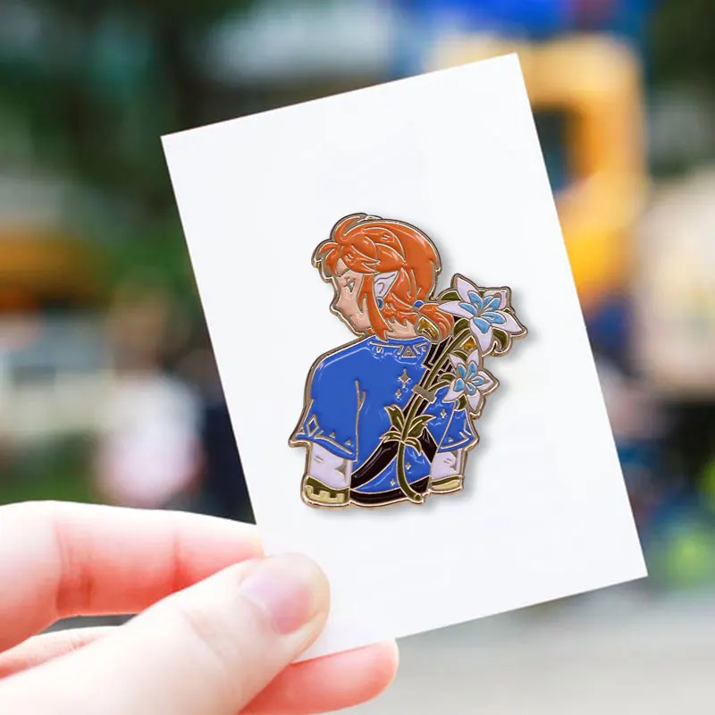 Zeldas Breath of the Wild Enamel Pin game badge | Украшения и аксессуары