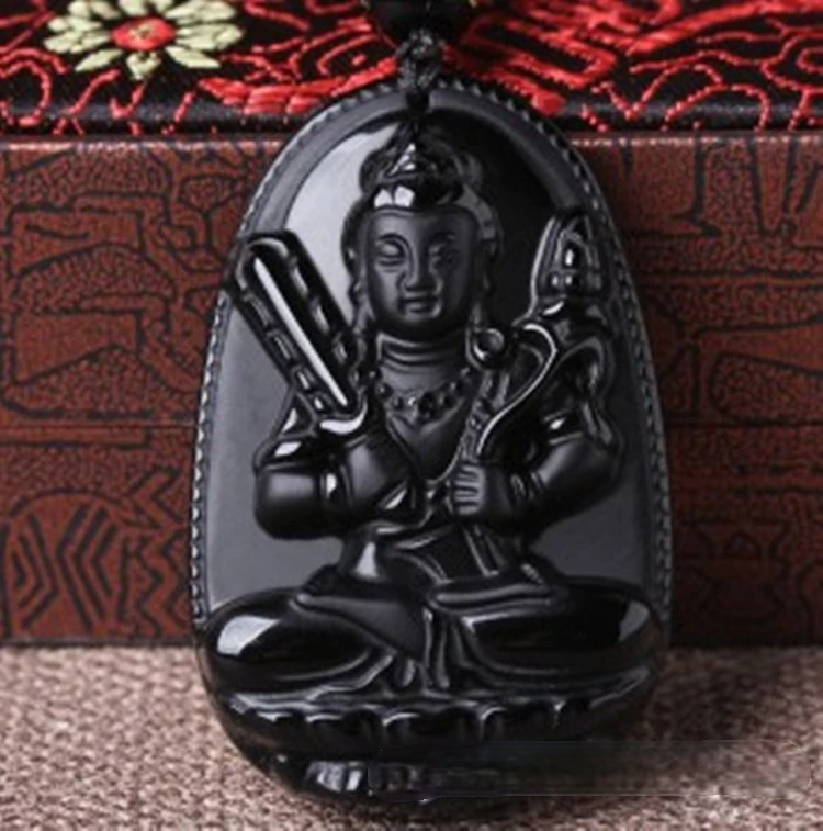 

Natural Black Men's Jade Pendant Hand Carved Jade Pendants Fine Necklace for Men Women Fashion Jewelry