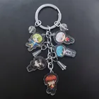 Mystic-мессенджер; Новинка; Акриловая ручная игра; Аниме брелок; Кольцо для ключей; Прозрачная вспышка; Пагода; Шарики; Украшения для школьных сумок