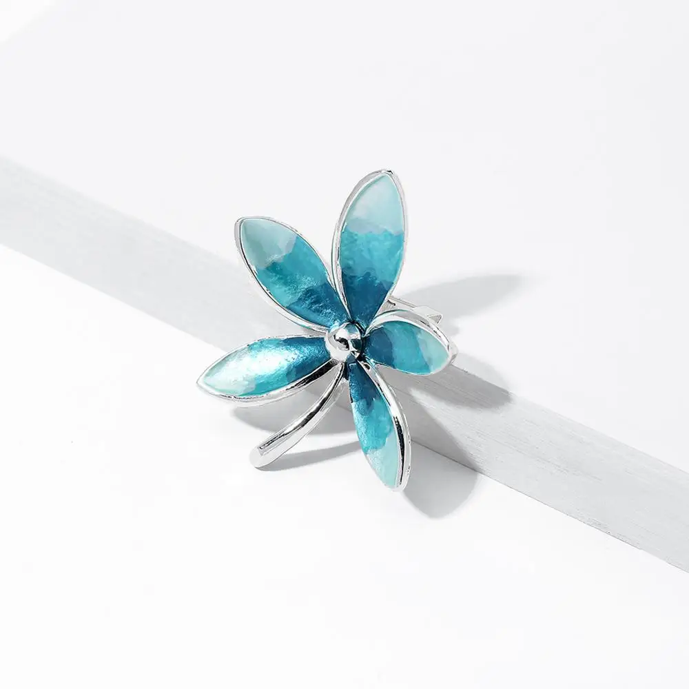 

Cring Coco Beautiful Flower Brooches Woman Fashion Alloy Plant Jewelry Pins for Women Clothing Wedding 2020 Enamel Brooch Pin