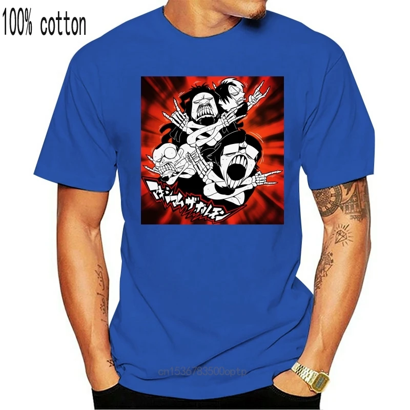 

New 2021 MAXIMUM THE HORMONE Short Sleeve Men's Black T-Shirt Size S To 3XL Print T Shirts Man Short Sleeve T Shirt Top Tee