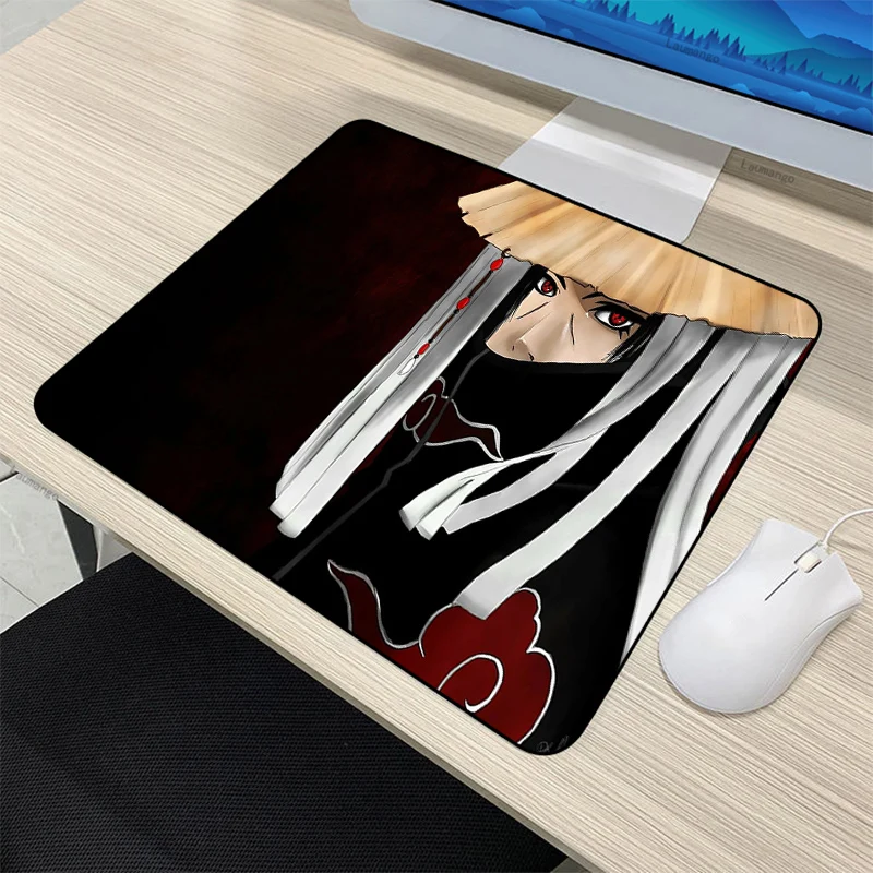 

Gaming Laptop Kakashi Gaara Sasuke N-Narutos Pc Mats Mouse Gamer Accessories Anime Mouse Pad Rubber Mat Mausepad Small Mousepad
