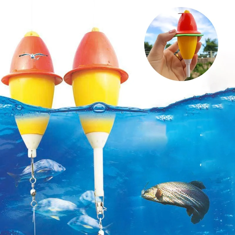 

Portable Automatic Fishing Buoy Fast Fishing Artifact Double Hook Pop-up Fishing Buoy Outdoor Fishing Accessories
