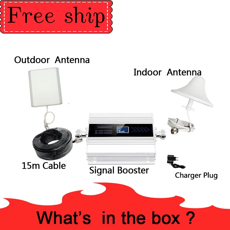 Усилитель сотового сигнала 2600 МГц полоса 7 4G LTE усилитель сотовой связи данных для