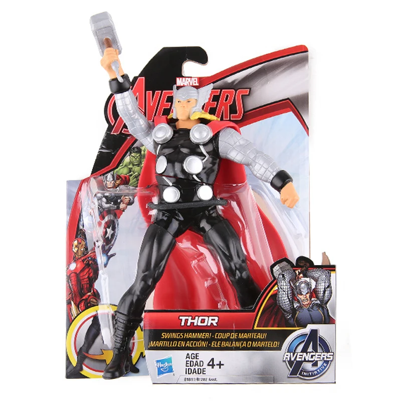 

Original Hasbro Marvel Avengers Ironman Thor New Captain America Falcon Action Figure Super Hero Model Doll Kids Toys B1202