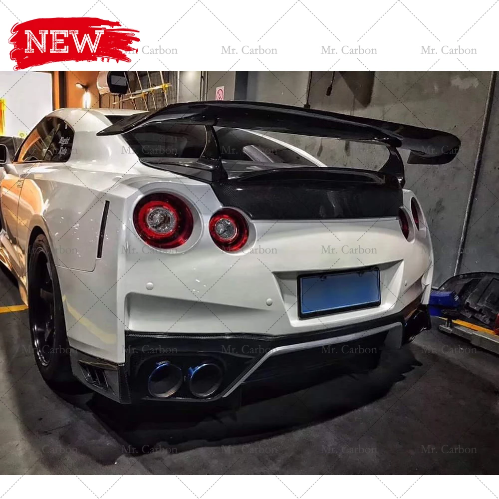 Для NISSAN R35 GTR REVOZPORT STYLE углеродного волокна GT Спойлер/крышка багажника средства